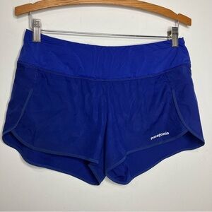 Patagonia Women’s Strider shorts blue size medium